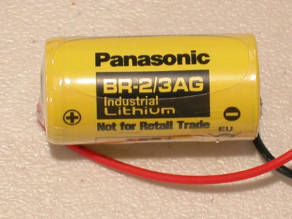 New BR-2/3AG 3V Lithium Battery with Wire / Plug AFP8801