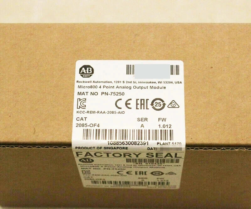 Allen Bradley New Sealed 2085-OF4 Ser A Micro800 4 Analog Output Module