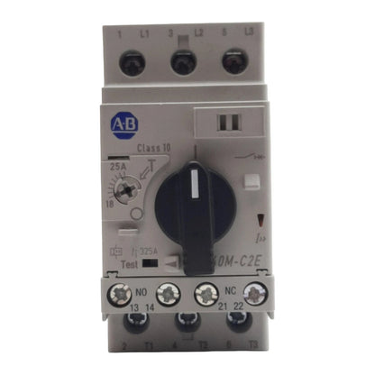 Allen Bradley 140M-C2E-C25 Circuit Breaker, 3-Pole 3PH 1NO + 1NC, 18-25A, 690VAC