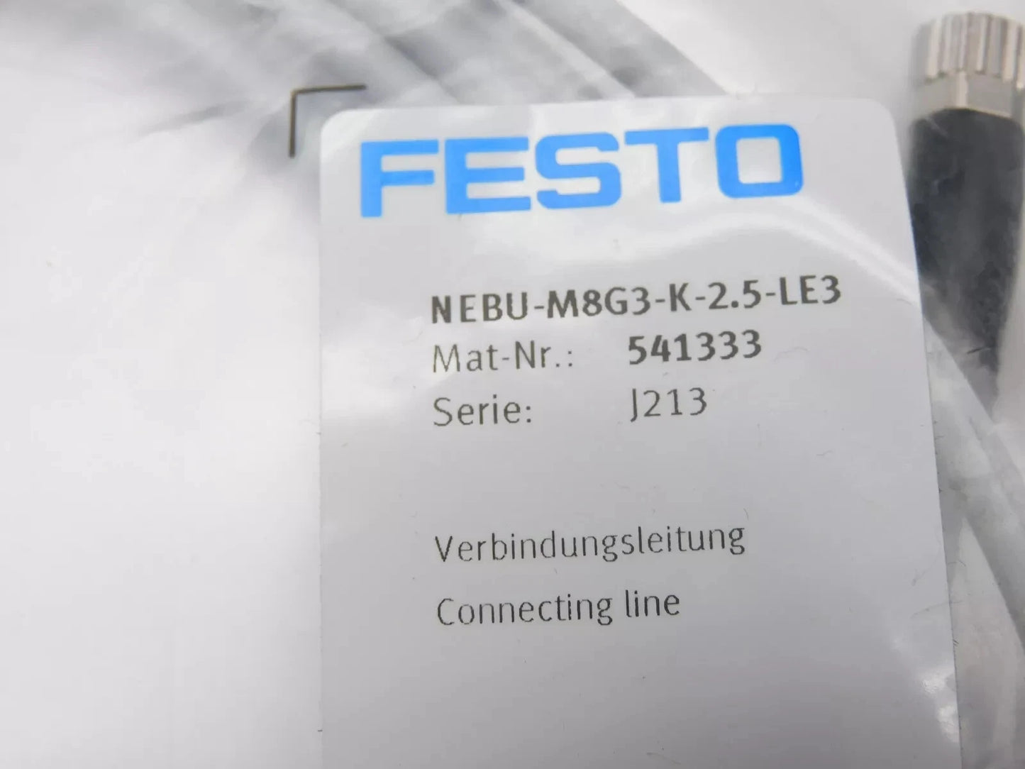 FESTO NEBU-M8G3-K-2.5-LE3 541333 NSMP