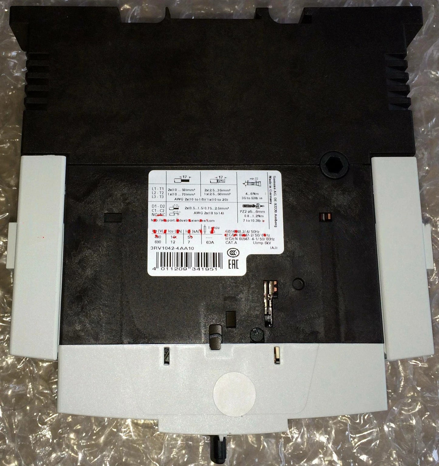 ONE New Siemens 3RV1042-4AA10 3RV1 042-4AA10 breaker