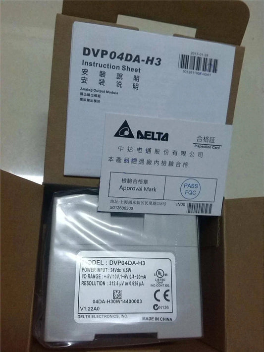 ONE New Delta PLC module DVP04DA-H3