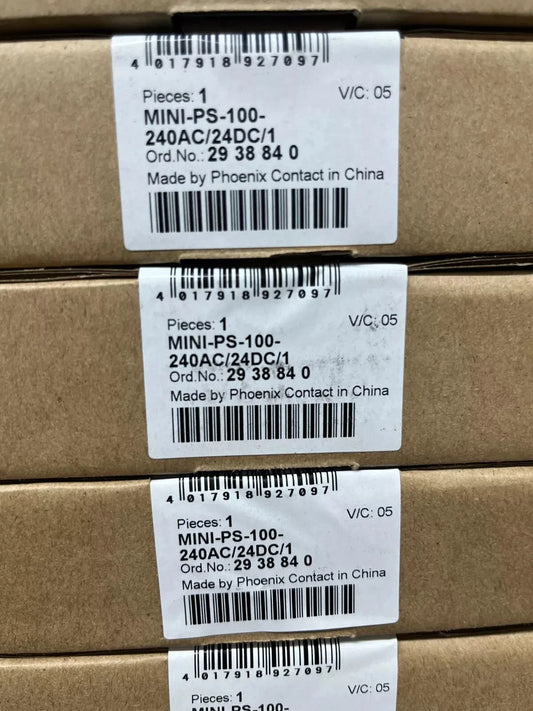 Phoenix Contact 24VAC Power Supply MINI-PS-100-240AC/24DC/1