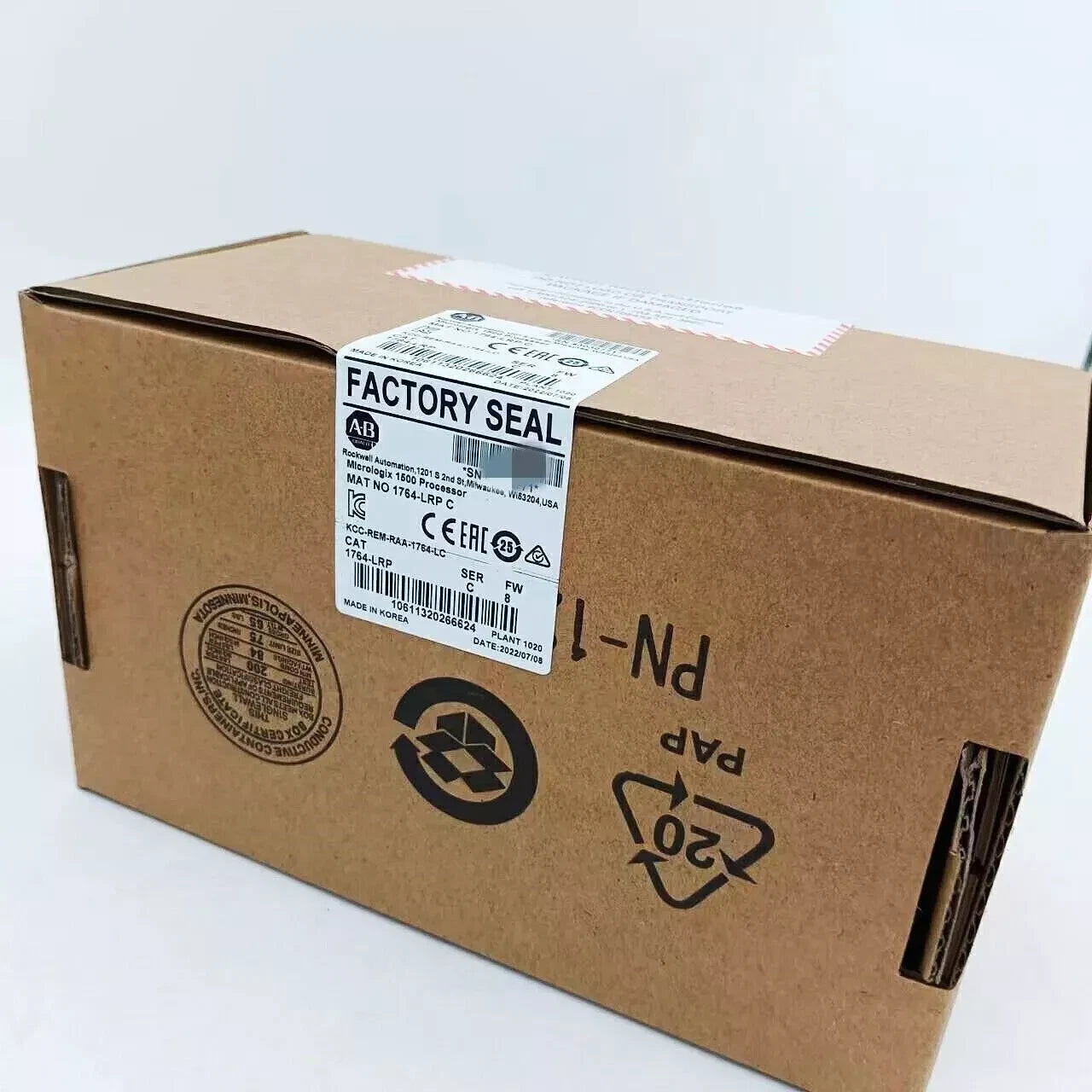 New Factory Sealed Allen Bradley 1764-LRP SER C 1500 Processor PLC 1764LRP