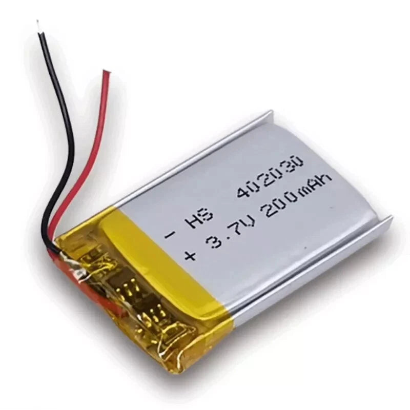 3.7V LiPo Polymer Rechargeable Battery 200mAh 402030 For MP3 GPS Headpho
