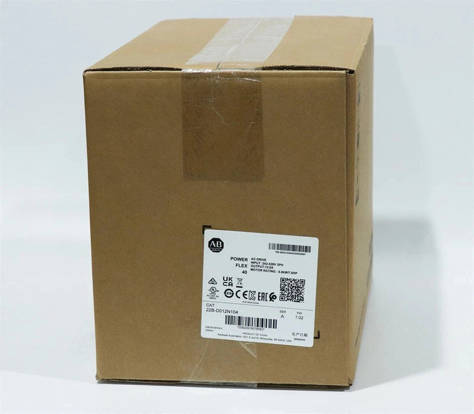 ALLEN BRADLEY 22B-D012N104 SER A POWERFLEX 40 AC DRIVE 7.5 HP