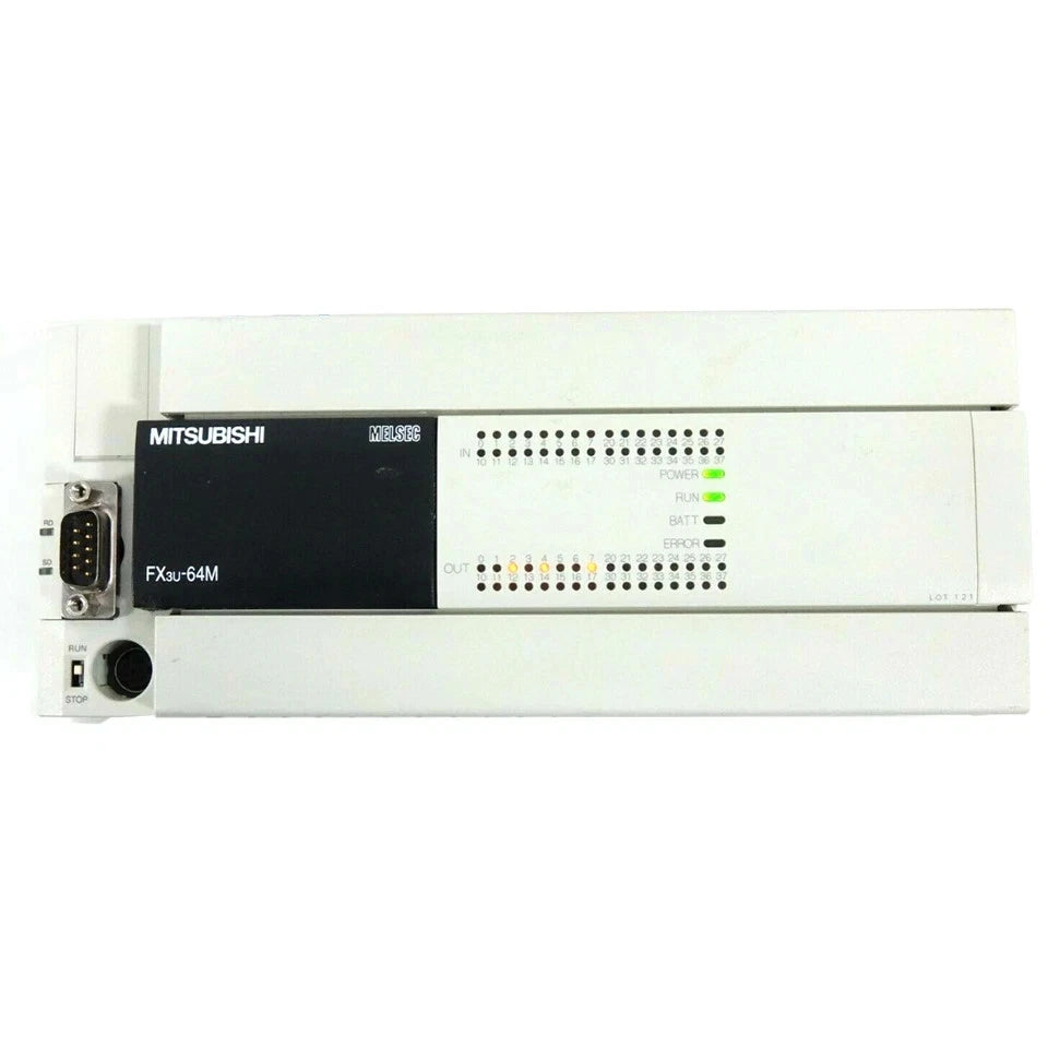 New in Box Mitsubishi FX3U-64MT/ES-A Programmable Logic Controller PLC Module *