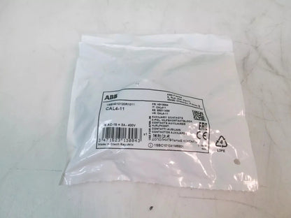 New ABB CAL4-11 Auxiliary Contact Block 1SBN010120R1011 Free Shipping
