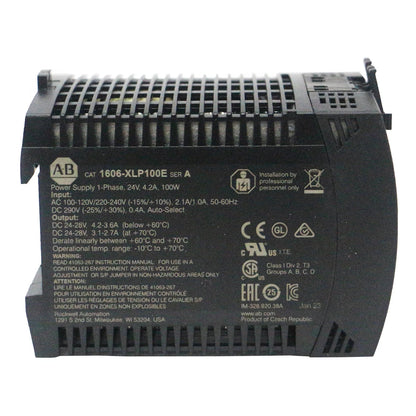 1606-XLP100E Allen Bradley Power Supply 24V DC New SER A 1606XLP100E