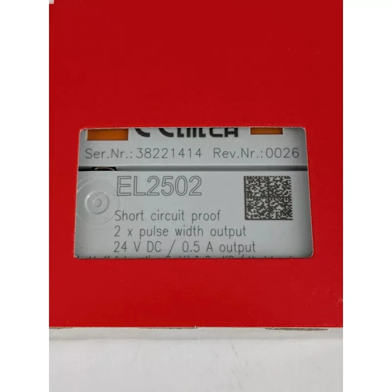 Beckhoff EL2502 EtherCAT Terminal 2 Channel PWM Output