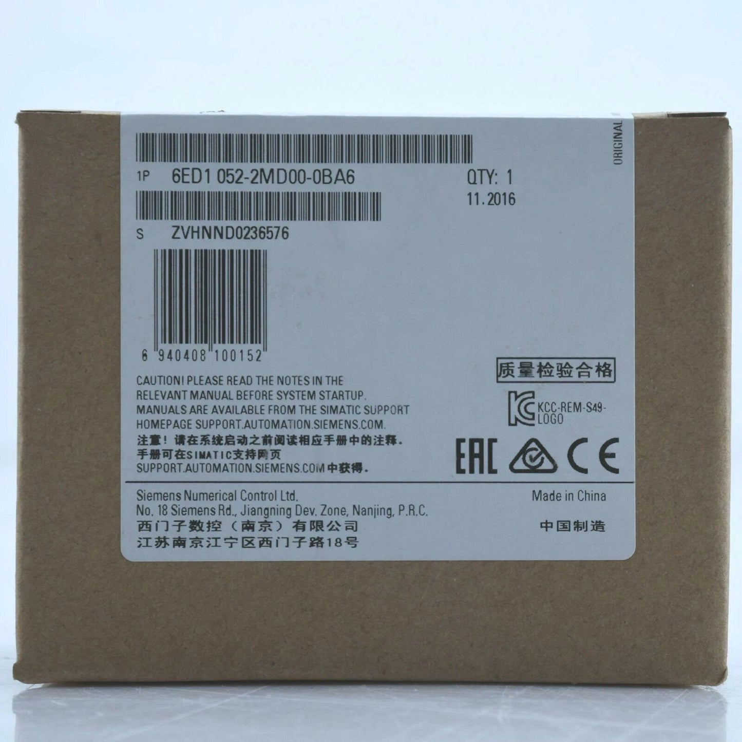 New Siemens PLC Module 6ED1 052-2MD00-0BA6 6ED1052-2MD00-0BA6 fast shipping