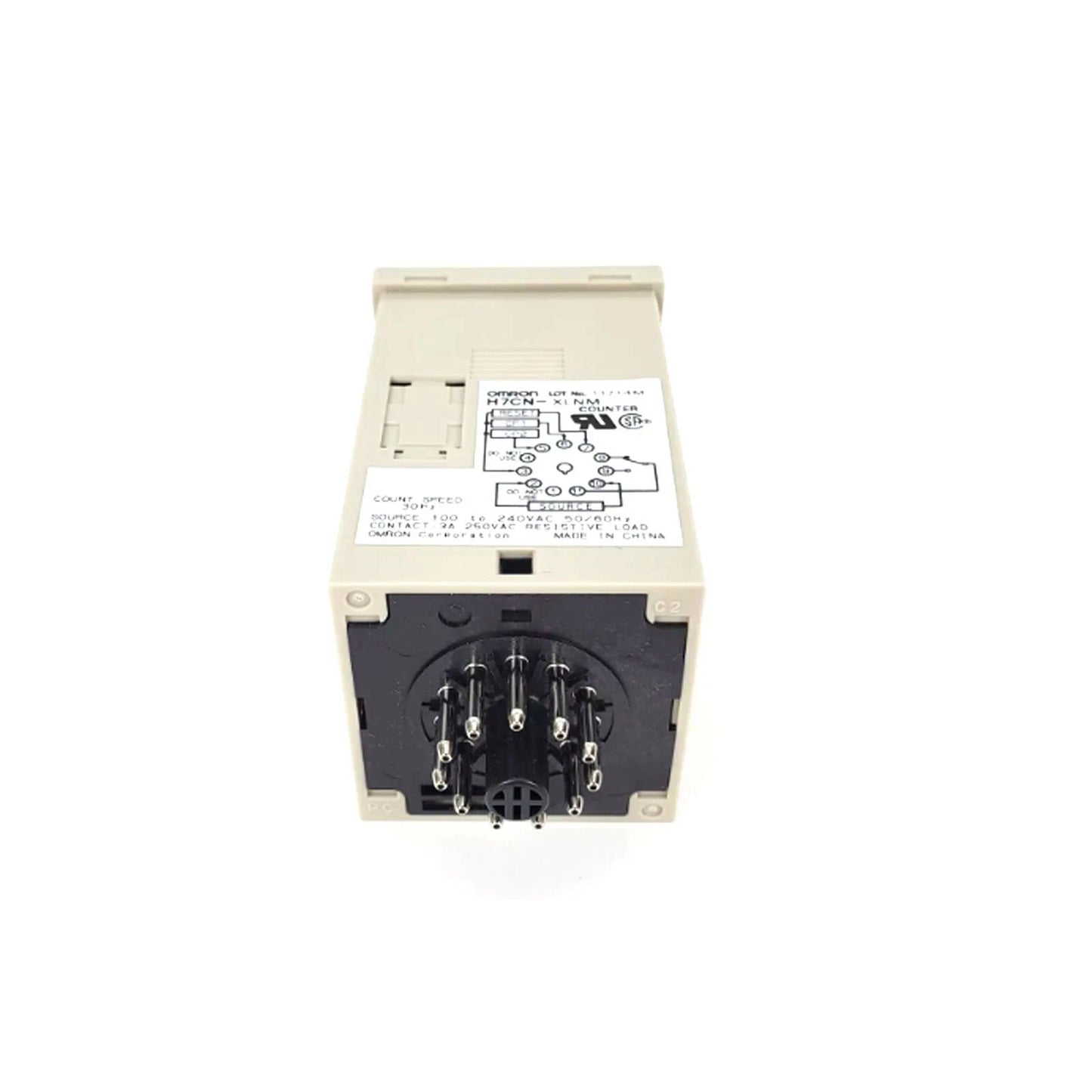 OMRON New time relay 100 TO 240 VAC H7CN-XLNM H7CNXLNM