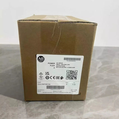 22A-D6P0N104 Allen-Bradley PowerFlex 4 2.2 kW 3 Hp AC Drive 22A-D6P0N104 NEW