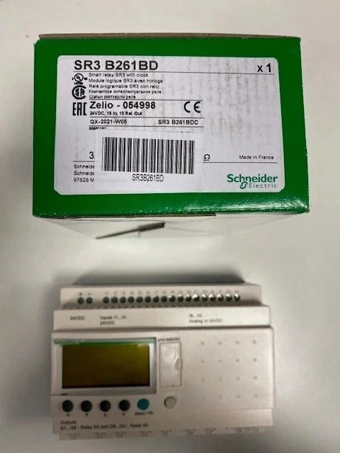 Schneider Electric SR3B261BD PLC Board Zelio Logic Logic Module
