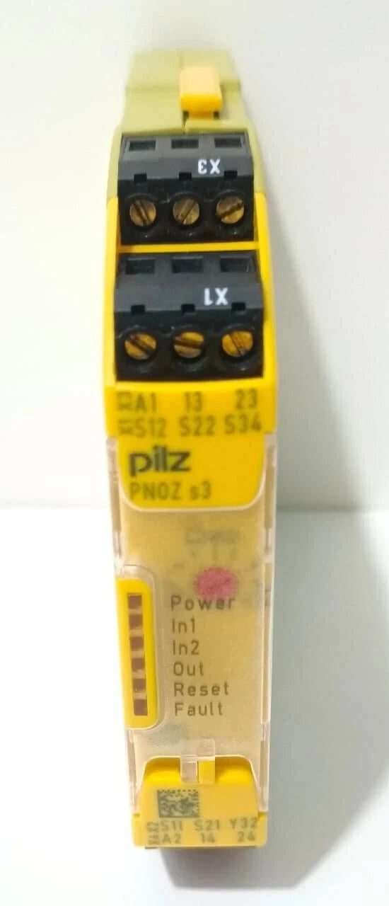 Pilz PNOZ S3 24VDC 2N/O 1SC Safety Relay 750103 Screw Terminal