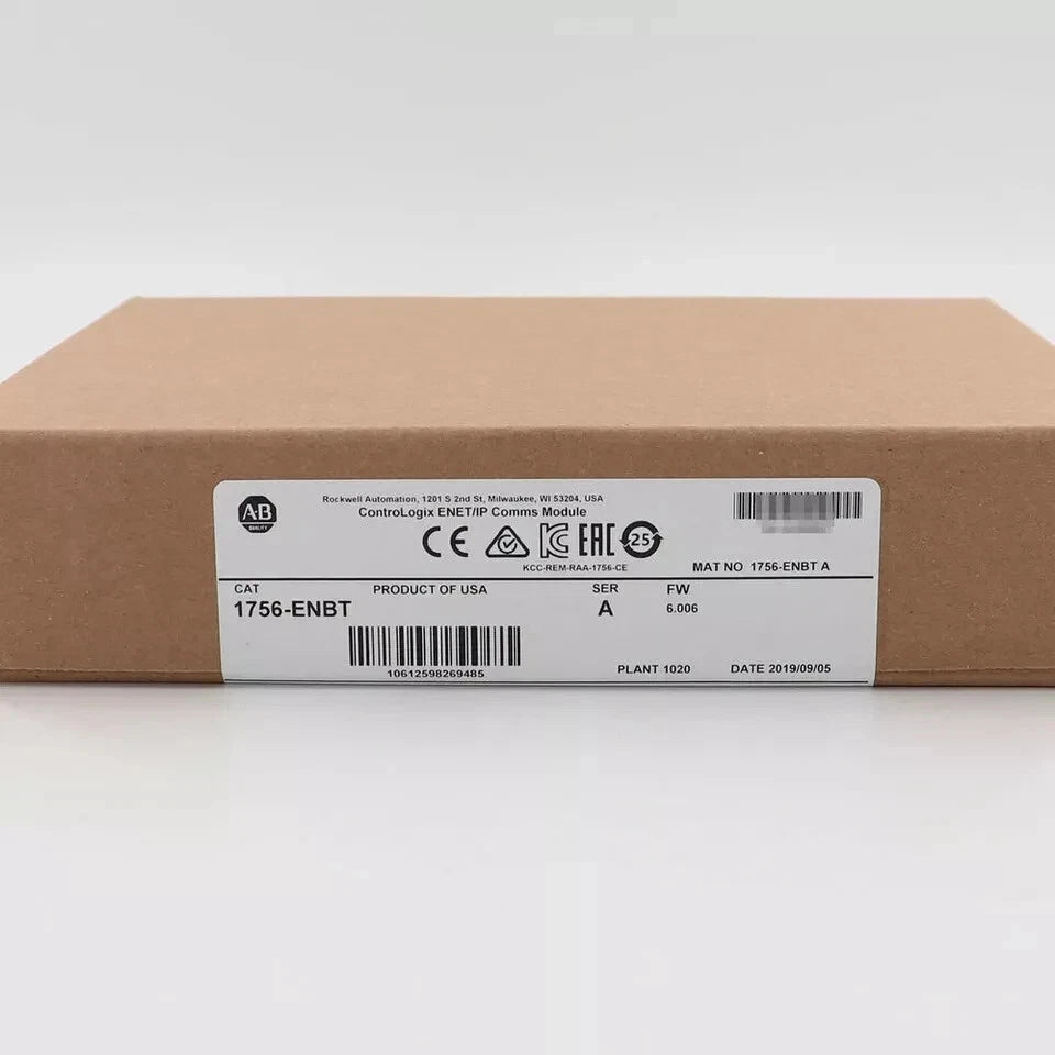 New Factory Sealed 1756-ENBT ControlLogix EtherNet/IP Module