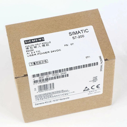 1PCS Siemens 6ES7 231-7PD22-0XA0 6ES7231-7PD22-0XA0 New