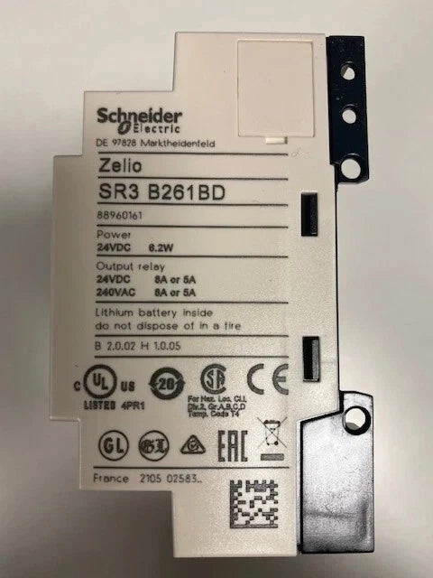 Schneider Electric SR3B261BD PLC Board Zelio Logic Logic Module