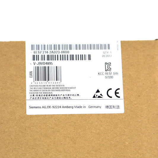 1PC Siemens 6ES7214-2AD23-0XB0 6ES7 214-2AD23-0XB0 Module PLC New In Box