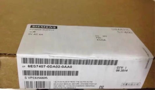 6ES7407-0DA02-0AA0 Brand New Siemens Power Module (4A) 6ES7 407-0DA02-0AA0 1PC
