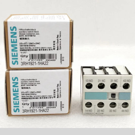 1PC NEW Siemens auxiliary contact 3RH1921-1HA22 3RH19211HA22