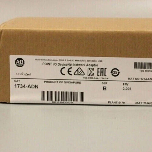 1PCS New Factory Sealed AB 1734-ADN SER B POINT I/O DeviceNet Network Adaptor