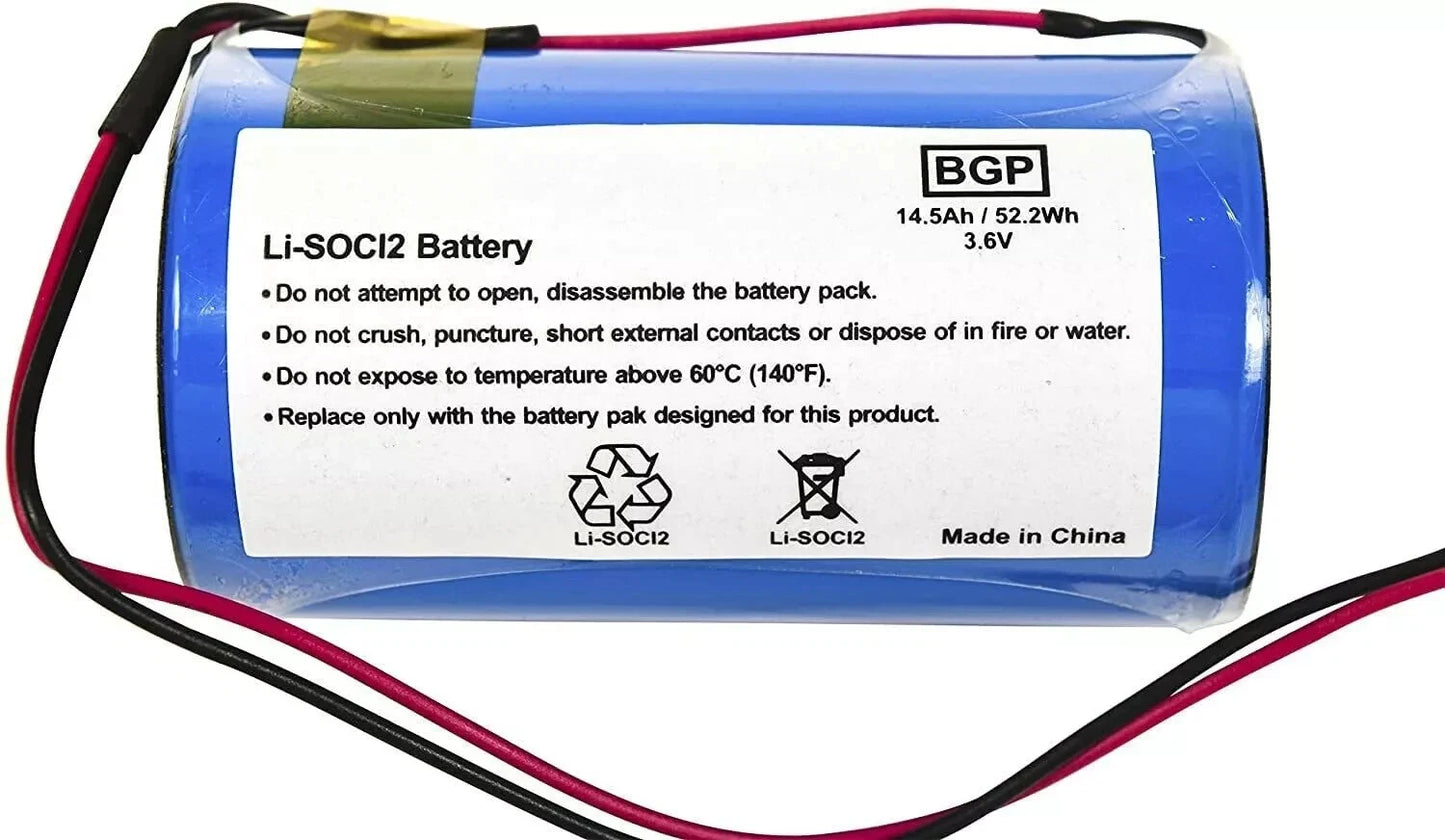 D-Size Battery for DSC WT4911 WT8911 ALEXOR Wireless Outdoor Siren, ER34615M-T1
