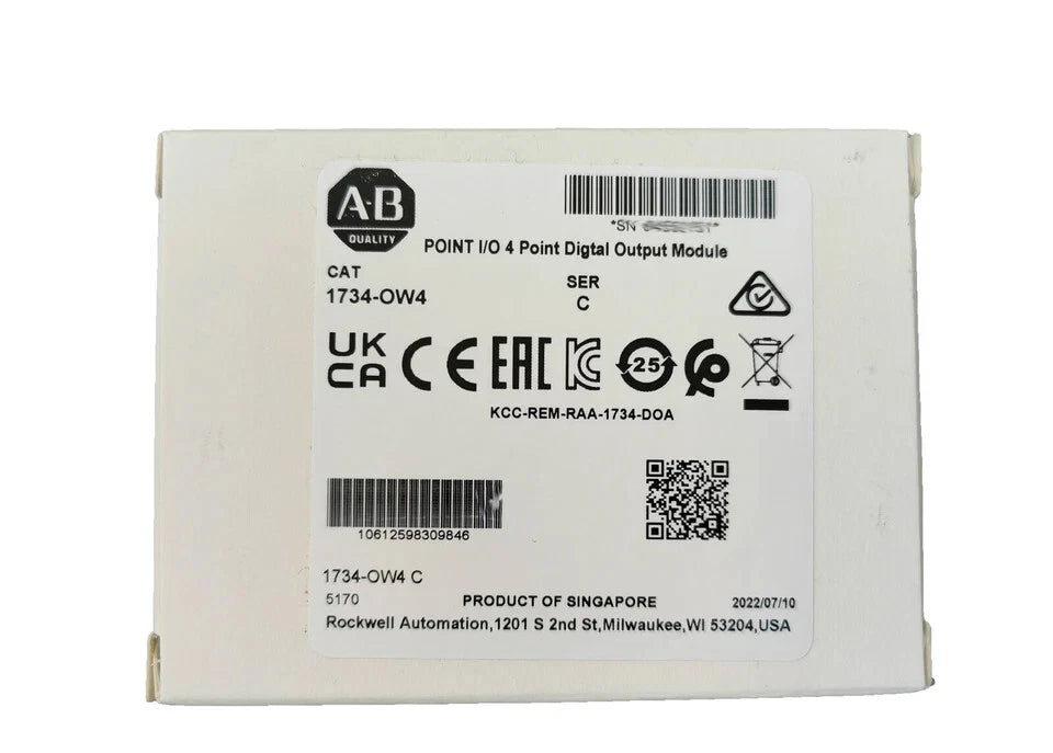 New Allen-Bradley 1734-OW4 Point I/O 4 Point Digital Output Module 1734OW4