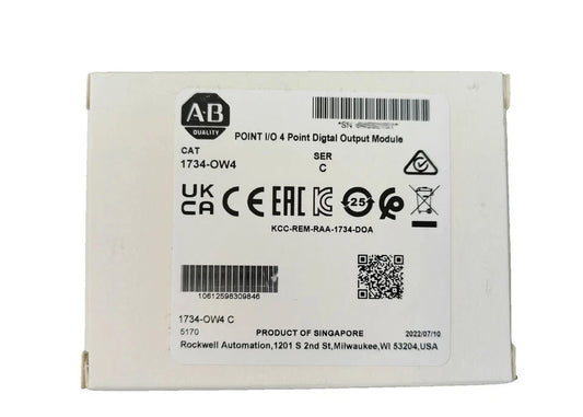 New Allen-Bradley 1734-OW4 Point I/O 4 Point Digital Output Module 1734OW4