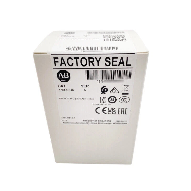 AB 1794-OB16 FLEX 16-Point Digital Output Module 1794OB16 TX NEW Factory Sealed