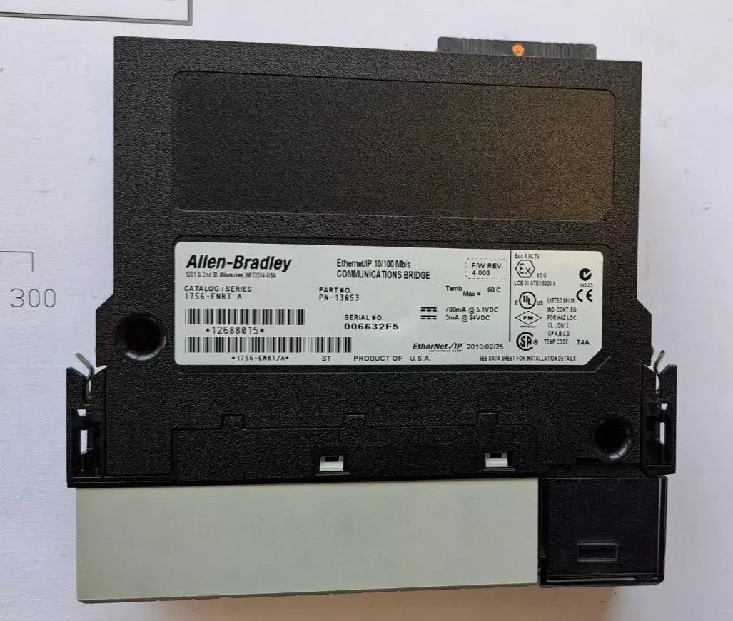 New Factory Sealed 1756-ENBT ControlLogix EtherNet/IP Module