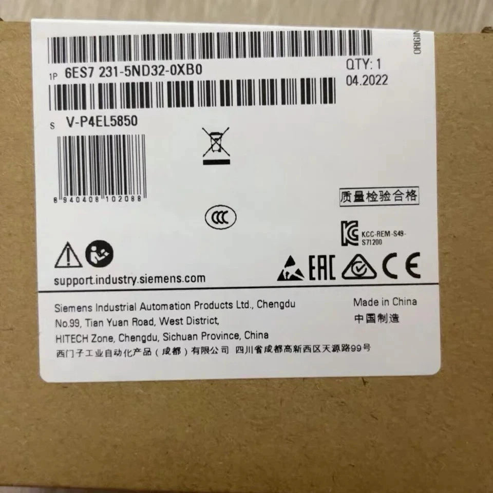 NEW Sealed Siemens 6ES7 231-5ND32-0XB0 Analog Input Module