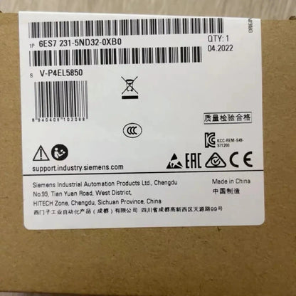 NEW Sealed Siemens 6ES7 231-5ND32-0XB0 Analog Input Module