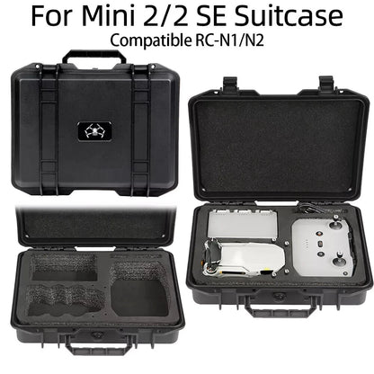 Portable Storage Shoulder Bag Carrying Case for DJI Mini 2/2 SE Drone Hard Shell