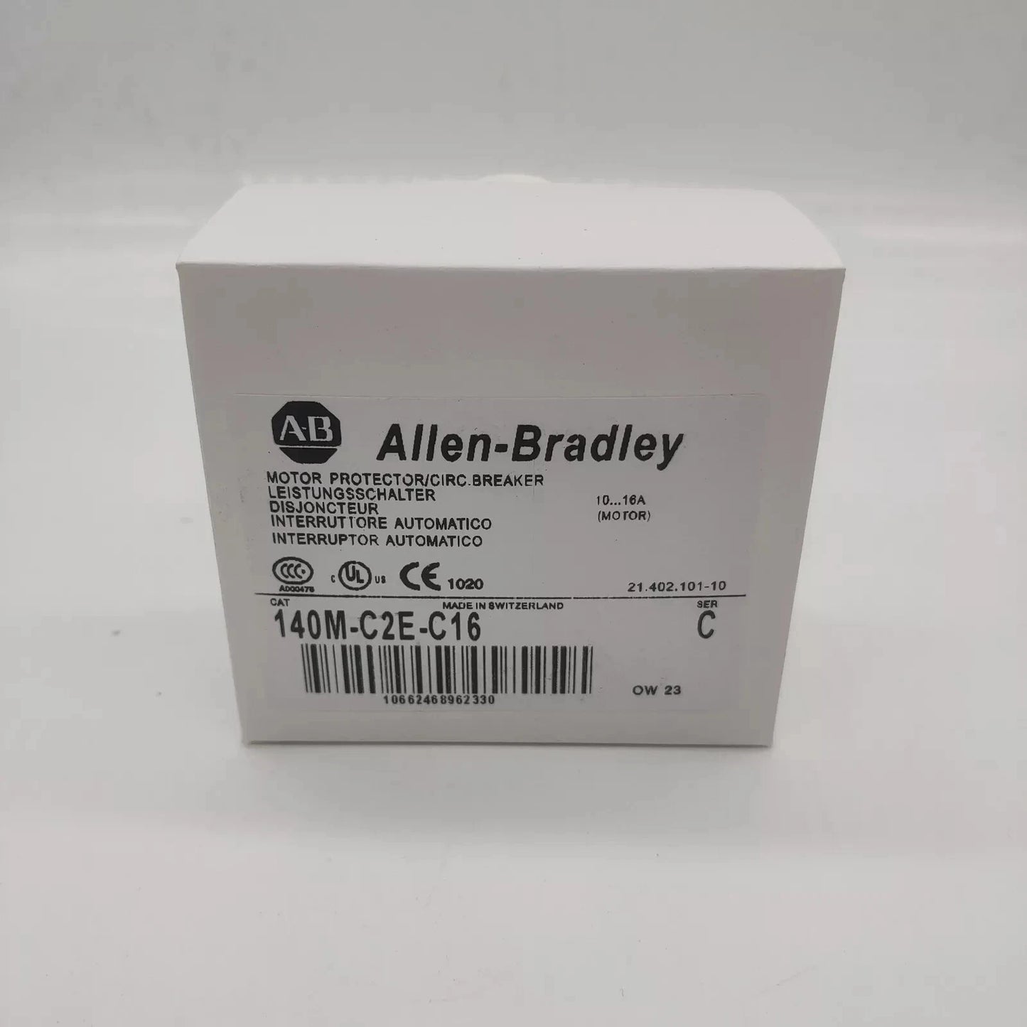 Allen-Bradley 140M-C2E-C16 Standard Magnetic Trip breaker motor protection