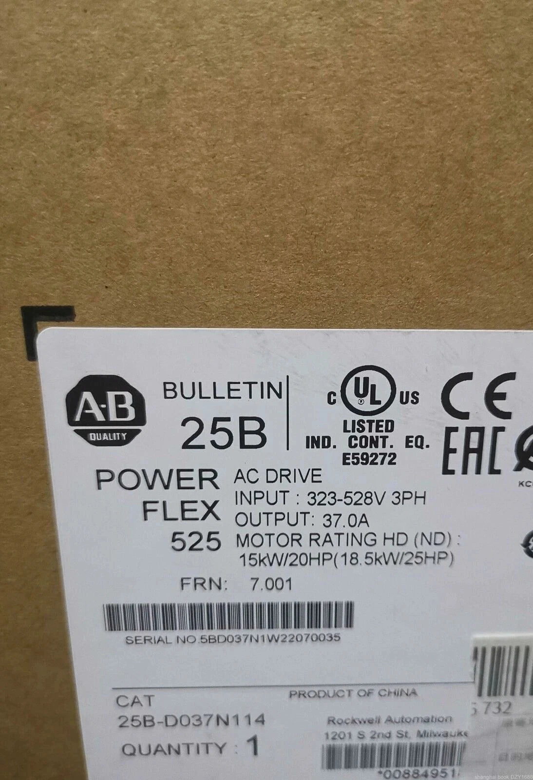 1PCS NEW 25B-D037N114