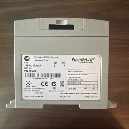 Allen-Bradley 1766-L32AWAA MicroLogix 1400 Programmable Controller