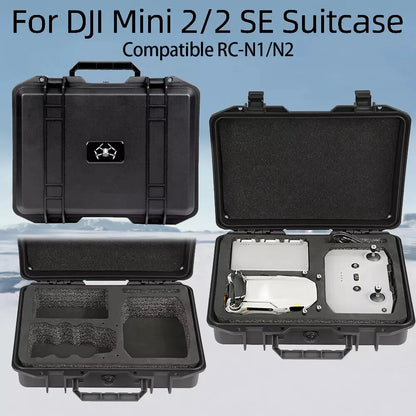 Portable Storage Shoulder Bag Carrying Case for DJI Mini 2/2 SE Drone Hard Shell