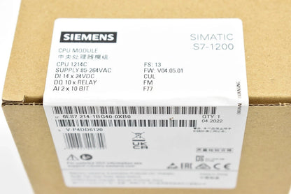 Siemens S7-1200 6ES7214-1BG40-0XB0/6ES7 214-1BG40-0XB0 / New Boxed Sealed