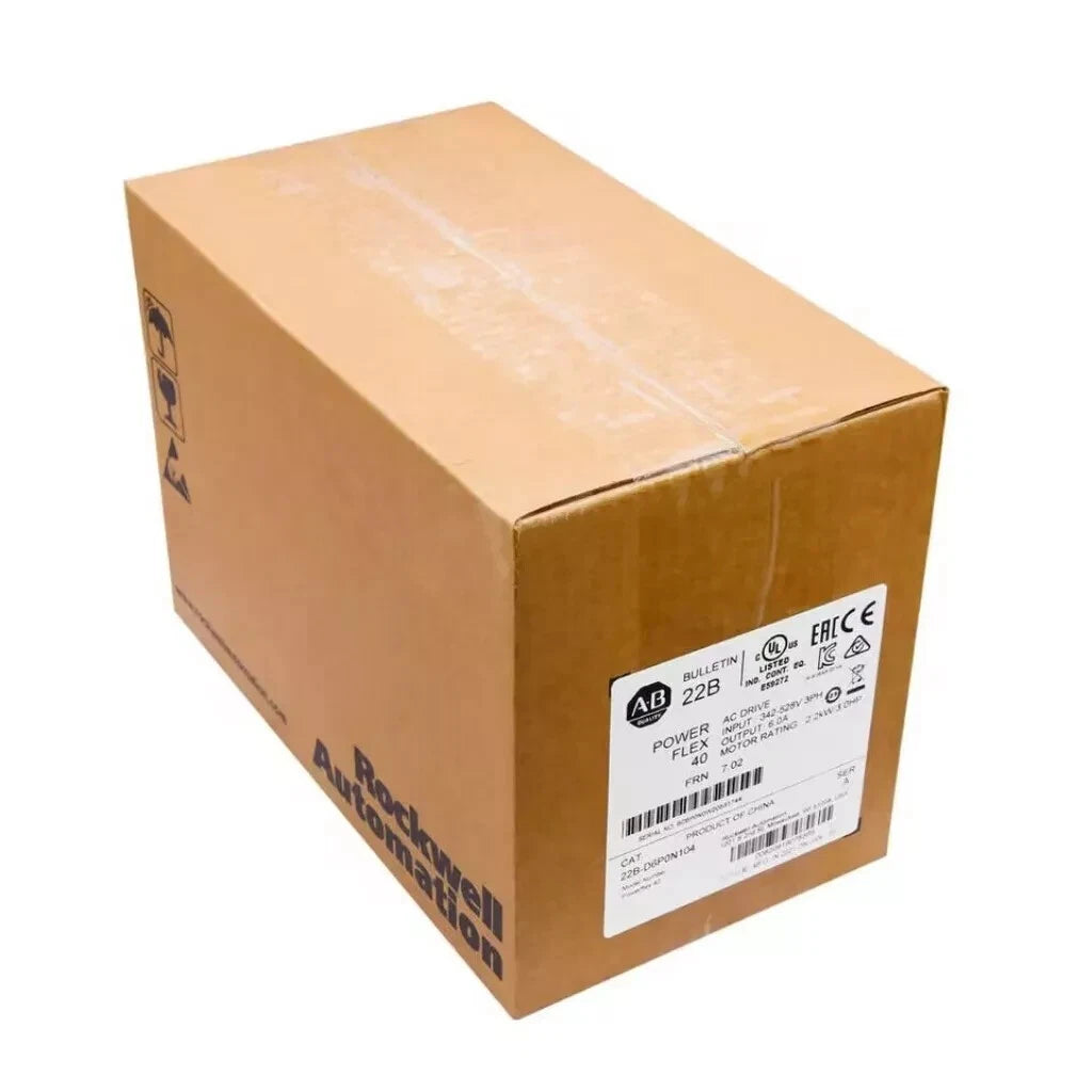 22B-D6P0N104 Allen-Bradley PowerFlex 40 2.2KW/3.0HP AC Drive AB 22BD6P0N104