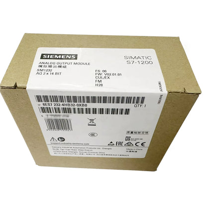 Siemens 6ES7232-4HB32-0XB0 S7-1200 SM1232, Current/Voltage, 2-Point, New Sealed