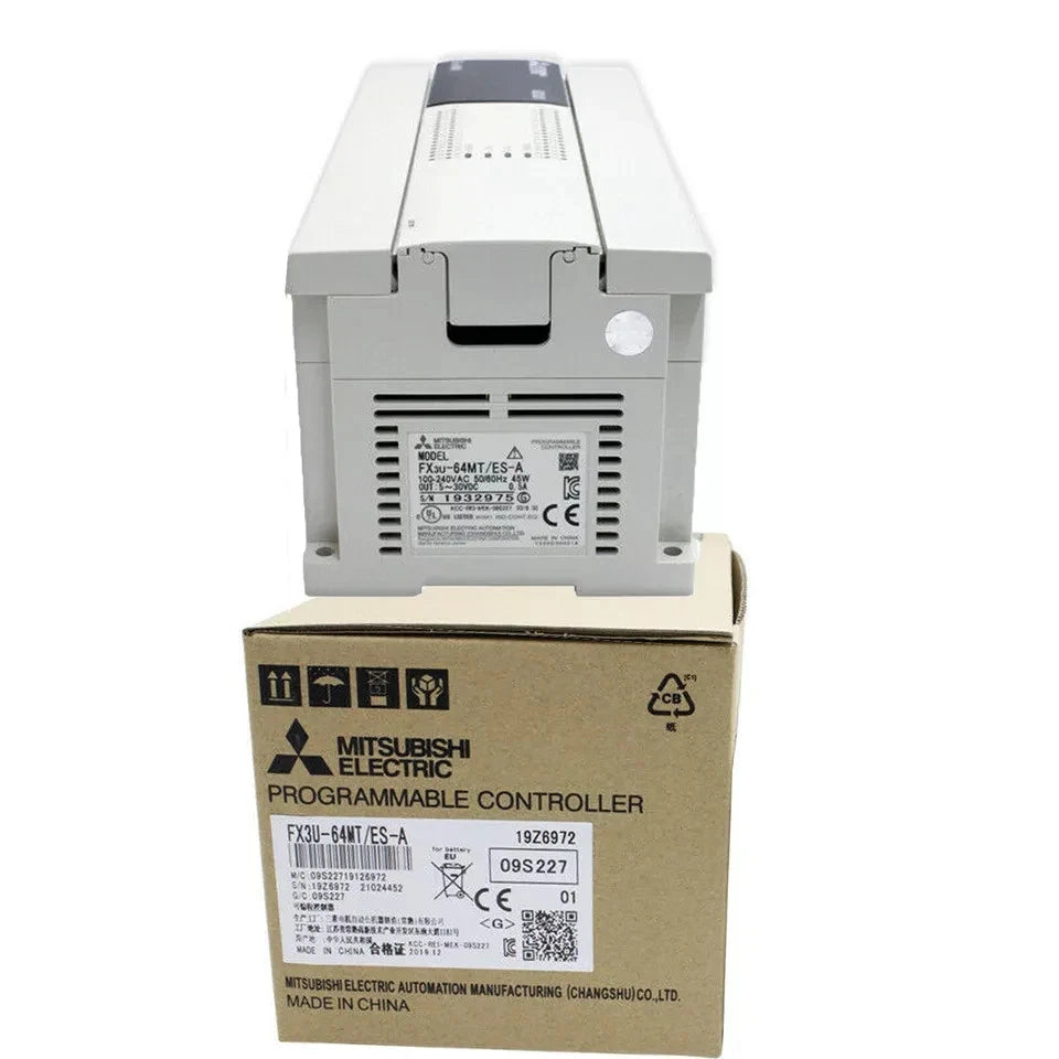 New in Box Mitsubishi FX3U-64MT/ES-A Programmable Logic Controller PLC Module *