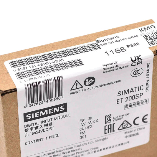 Siemens Simatic DI 16x24VDC 6ES7131-6BH01-0BA0 6ES7 131-6BH01-0BA0