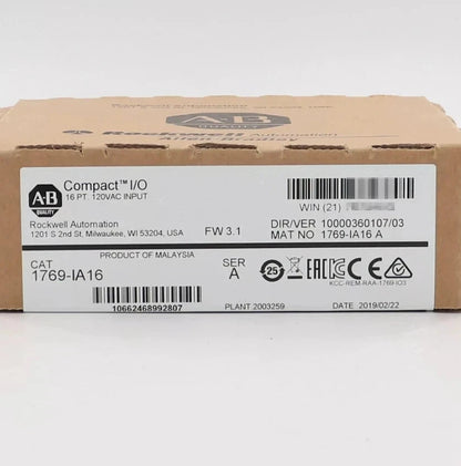 New Sealed Allen-bradley 1769-IA16 CompactLogix 16 Pt 120VAC D/I Module 1769IA16