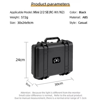 Portable Storage Shoulder Bag Carrying Case for DJI Mini 2/2 SE Drone Hard Shell