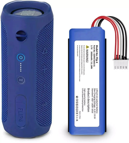 3000mAh Speaker Battery For JBL Flip 4,Flip 4 Special Edition,GSP872693 01,3.7V