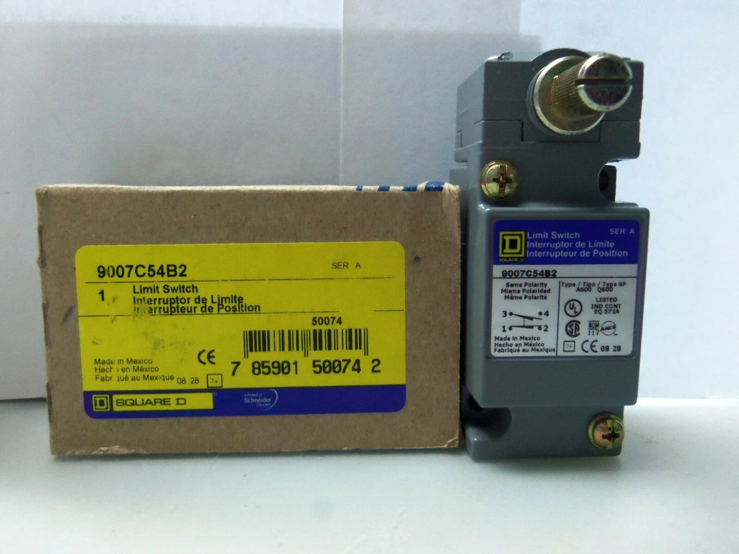 New Square D 9007 C54B2 Turret Head 9007C54B2 Limit Switch Series A NIB