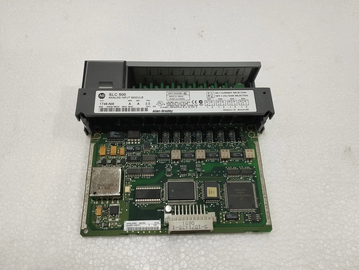 New Factory Sealed AB 1746-NI8 SER A SLC 500 Analog Input Module 1746NI8