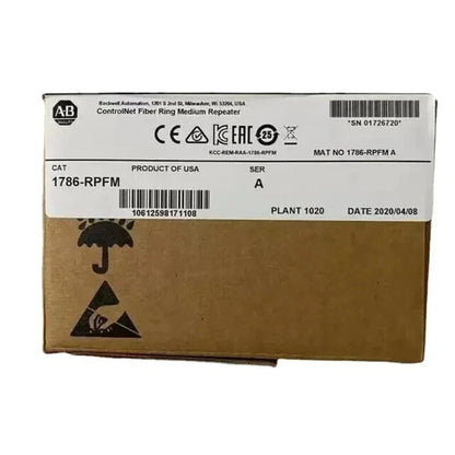 New Factory Sealed AB 1786-RPFM /A CONTROLNET FIBER RING MEDIUM REPEATER MODULE