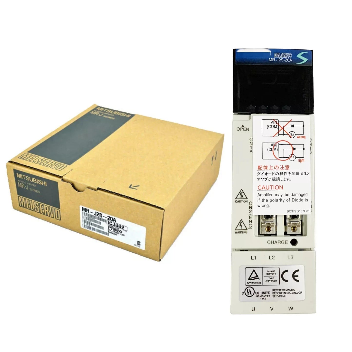 Mitsubishi MR-J2S-20A MRJ2S20A AC Servo Amplifier New in Box NIB Free Ship
